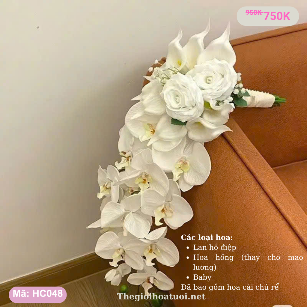 Hoa cưới cầm tay- HC048