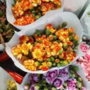 Cẩm chướng chùm cam Đà lạt (20 cành)